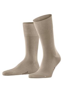 Socken Falke "Tiago", Herren, Gr. 45-46, beige (pebble meliert (4044)), Obermaterial: 95% Baumwolle CO. 3% Polyamid PA. 2% Elasthan EL., Socken Socken