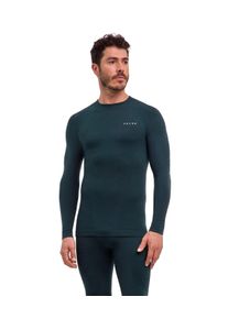 Langarmshirt Falke "Thermozone Backpack-Ready", Herren, Gr. L, gr&uuml;n (holly (7385)), Obermaterial: 56% Schurwolle WV. 40% Polyamid Polyam.recyc. 4% Elasthan EL., Shirts Langarmshirt