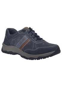 Schn&uuml;rschuh Josef Seibel "Leroy 56", Herren, Gr. 40, blau (indigo, kombi), Kalbsleder, Nubukleder, Schuhe Schn&uuml;rschuh, Freizeitschuh, Komfortschuh mit TEX-Ausstattung, Weite H (sehr weit)
