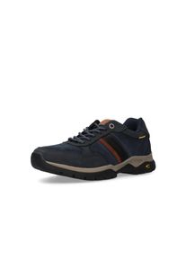 Schn&uuml;rschuh Camel Active, Herren, Gr. 46, schwarz (navy, schwarz), Leder, Basic, Schuhe Schn&uuml;rschuh, Sneaker, Freizeitschuh mit robuster Trekkingsohle