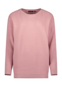Strickpullover Blue Seven "Oversized Pullover", Damen, Gr. 44, rosa (4090, rosa), 50% Viskose, 28% Polyester, 22% Polyamid, normal, Rundhals, Pullover Strickpullover