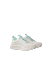 Plateausneaker Calvin Klein "LIGHT EVA RUN ESS LAC NY-SU WMN", Damen, Gr. 38, natur, ecru, Lederimitat, Textil, Veloursleder, unifarben, Schuhe Plateausneaker, Schn&uuml;rschuh, Halbschuh, mit Anziehlasche