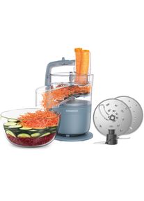 Kenwood K&uuml;chenmaschine "MultiPro Go FDP23.140GY", storm blau, B:16,8cm H:29,7cm T:16,8cm, K&uuml;chenmaschinen, Kompakt-K&uuml;chenmaschine zum Schneiden, Reiben, P&uuml;rieren & Teig Kneten, K&uuml;chenmaschine