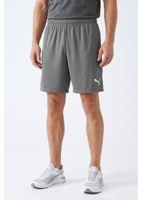 Trainingsshorts Puma "TEAMRISE SHORT", Herren, Gr. 3XL, N-Gr, grau (smoked pearl, Puma wei&szlig;), Netz, Obermaterial: 100% Polyester, unifarben, regular fit normal, Hosen Trainingsshorts, atmungsaktives Material, mit DryCELL Technologie, elastischer Bund, Topseller