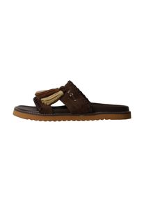 Super Mode Mule 'Joalice Paris Pantoletten zum Hineinschl&uuml;pfen' Femme marron taille 38