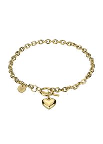Armband MARC LAUDER "MBA12GG", gold, Armb&auml;nder, Damen, 19,5cm, Edelstahl, Armband