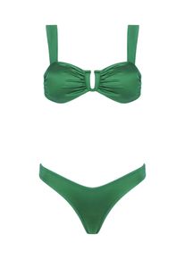 Acuarela Brand Kvinnor Bikini 'Royale U Brazilian Bikini Set' gr&ouml;n Storlek S