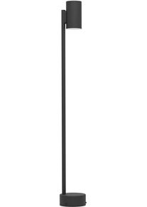 Eglo Stehlampe "Izzalini Au&szlig;enleuchte, Stehlampe, Metall, Wegeleuchte, GU10, IP44", schwarz, 1, H: 85cm, 1 Stk., Leuchten, Stehleuchte - L6,5 x H85 cm - schwarz - 1X2,8W inkl., Stehlampe