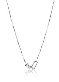 Collier MARC LAUDER "MNA04SS", silber, Halsketten, Damen, 41&ndash;47cm, Edelstahl, L: 41 47, Collier