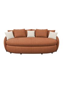 Luca Bessoni , Terracotta , Textil , 238x80x140 cm , Stoffauswahl, Hocker erh&auml;ltlich, Armteil links, Armteil rechts ,