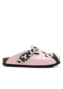 Goby Sabots 'Wo Calceo Pink Clogs WCAL5446 with panda design' Femme rose taille 37