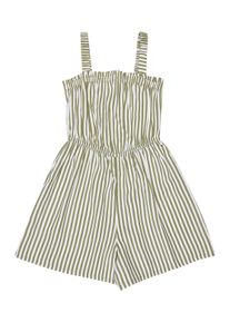 Overall Roxy "Playa Baby", M&auml;dchen, Gr. 12(148-156cm), Normalgr&ouml;&szlig;en, oil gr&uuml;n vert moda stripe, Obermaterial: 100% Viskose., Overalls Overall