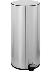 M&uuml;lleimer OTTO HOME "in 5 versch. Farben, 5 L, 10 L o. 30 L, Soft Close, Lennu, Abfalleimer", stainless steel matt, B:29,6cm H:67,5cm T:37cm, Edelstahl, M&uuml;lleimer, M&uuml;lleimer, Treteimer f&uuml;r K&uuml;che oder Bad, Kosmetikeimer mit verstecktem Griff