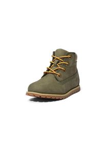 Timberland Drenge Boots gul / m&oslash;rkegr&oslash;n St&oslash;rrelse 24