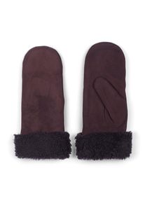 Howard London Damer Fingerhandsker 'Women's Leather Gloves Elsa Dark Brown' m&oslash;rkebrun St&oslash;rrelse M/L