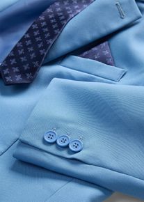 bonprix Costum cu cămașă și cravată (set/4 piese), albastru, 152
