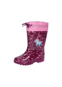 Gummistiefel Lico "Stiefel Power Blinky", M&auml;dchen, Gr. 23, lila, Synthetik, Schuhe Gummistiefel