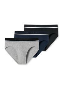 Schiesser Slip Homme bleu cobalt / gris / noir / blanc taille S