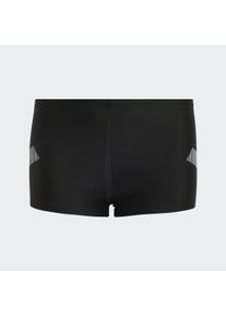 Badehose adidas Performance "BIG BARS KIDS BOXER", Jungen, Gr. 176, N-Gr, schwarz, Obermaterial: 78% Polyamid, 22% Elasthan, Badehosen Badehose