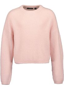 Strickpullover Blue Seven "Pullover", M&auml;dchen, Gr. 140, rosa (4080, rosa), 76% Polyacryl, 21% Polyamid, 3% Elasthan, oversize, Rundhals, Pullover Strickpullover