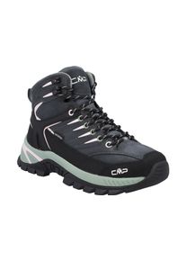 Wanderschuh CMP "RIGEL 2.0 MID WMN WP TREKKING SHOES", Damen, Gr. 37, titanio, soft pink, gr&uuml;n tea, Leder, Schuhe Wanderschuh, wasserdicht