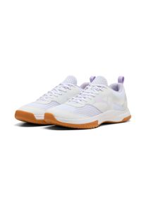 Hallenschuh PUMA "VARION 3", Damen, Gr. 42, wei&szlig; (puma wei&szlig;, light lavender), Synthetik, Schuhe Hallenschuh
