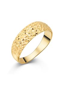 Fingerring Firetti "Schmuck Geschenk Gold 375 Damenring Ring Struktur" Gr. 62, gelbgoldfarben, Fingerringe, Damen, 62, Gelbgold 375, 2,45mm, Fingerring