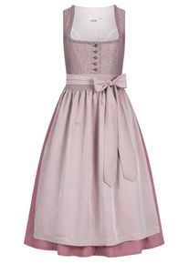 Dirndl N&Uuml;BLER "Dirndl lang Adele", Damen, Gr. 44, EURO, rosa, Obermaterial: 100% Polyester PES., Kleider Dirndl