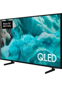 Samsung QLED-Fernseher "GQ43Q7F2AU QLED-Fernseher", Energieeffizienz: G, schwarz, 43, Fernseher, Quantum HDR, Knox Security, Art Store, 3D Sound, Gaming Hub, AI TV, QLED-Fernseher