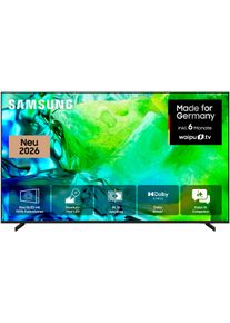 Samsung QLED-Fernseher "GQ55QN80HAU", Energieeffizienz: E, titanschwarz, 55 &Prime;, Fernseher, Real QLED Mini-LEDs, Motion Xcelerator 144 Hz, Gaming Hub, Dolby Atmos, QLED-Fernseher
