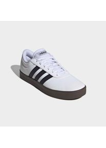 Sneaker adidas Sportswear "EASYVULC", Damen, Gr. 45, cloud wei&szlig;, core schwarz, gum5, Synthetik, Textil, Schuhe Sneaker