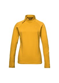Fleecepullover SCH&Ouml;FFEL "Longsleeve Style Energio WMN", Damen, Gr. 40, alpine gold, Obermaterial: 94% Polyester, 6% Elasthan, Sweatshirts Fleecepullover, f&uuml;r Trekking-Aktivit&auml;ten, aus Polyester und Elasthan