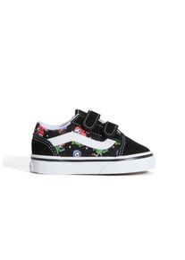 Vans Drenge Sneakers 'Old Skool' gr&oslash;n / r&oslash;d / sort / hvid St&oslash;rrelse 26.5