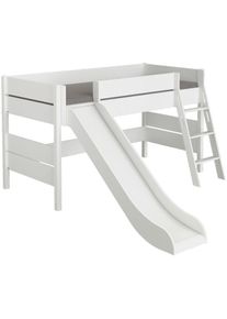 Paidi Spielbett &raquo;TIAGO in verschiedenen Gr&ouml;&szlig;en und Farben, mit Leiter und Rutsche&laquo; H&ouml;he 120 cm, 120kg Tragkraft, 5 Jahre Garantie, Rausfallschutz, 