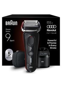 Braun, Elektrorasierer &raquo;Series 9 Sport 9150cc&laquo; SmartClean-Plus-Reinigungsstation integrierter Pr&auml;zisionstrimmer 5-in-1 Pflegesystem, SensoAdapt, 60 