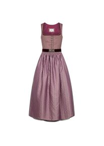 N&uuml;bler N&uuml;bler, Damen, Dirndl &raquo;Dirndl lang Edda&laquo;, Beere, 38 - EURO, FESTLICHES DAMEN DIRNDL - Hochwertige Frauen Trachten Bekleidung mit eckigen Ausschnitt 