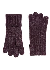 Lipsy Damer Fingerhandsker lilla-meleret St&oslash;rrelse M/L