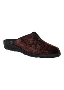 Hausschuh Josef Seibel "Nice 82, bordeaux-multi", Damen, Gr. 41, rot (bordeaux, multi), Obermaterial: 80% Rindsleder Leather cow. 20% Textilmaterial TEXMAT., Schuhe Hausschuh