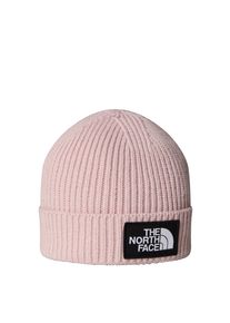 Beanie The North Face "BABY LOGO BOX BEANIE", Kinder, Gr. 44/50, pale blossom, Obermaterial: 99% Polyester, 1% Elasthan, M&uuml;tzen Beanie, f&uuml;r Kinder, sportliche Passform, aus Polyester und Elasthan