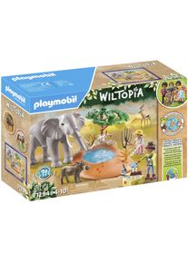 Konstruktions-Spielset Playmobil "Spritztour zum Wasserloch (71294), Wiltopia", bunt, Spielbausteine, Kinder, Kunststoff, Konstruktions-Spielset, teilweise aus recyceltem Material; Made in Europe
