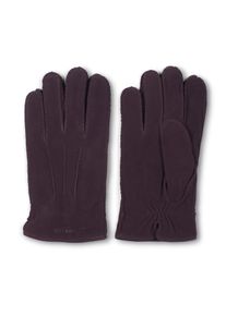 Howard London M&aelig;nd Fingerhandsker 'Leather Gloves Sander Dark Brown' m&oslash;rkebrun St&oslash;rrelse L/XL
