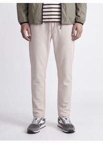 Jack & Jones Schlupfhose JACK & JONES "JPSTKANE WILLIAM JOGGER NOOS", Herren, Gr. S, N-Gr, beige (moonbeam), Web, Obermaterial: 84% Polyester, 16% Viskose, unifarben, relaxed fit lang, Hosen Schlupfhose, Materialmix, locker geschnitten