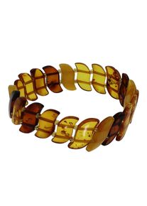 Armband OSTSEE-SCHMUCK "OSTSEE-SCHMUCK Armband Uzma Armband Uzma", braun (wei&szlig;, neutral), Armb&auml;nder, Damen, 19cm, Bernstein, Armband
