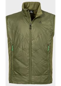 Sch&ouml;ffel Funktionsweste SCH&Ouml;FFEL "Hybrid Vt Style Cascata MNS", Herren, Gr. 58, gr&uuml;n (6875, gr&uuml;n), Oberstoff: 100% Nylon. Oberstoff Seitenteile: 100% Polyester. Futter: 100% Polyester. Wattierung: 100% Polyester, ohne Ausschnitt, Westen Funktionsweste