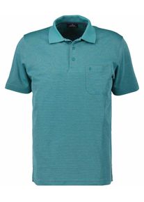 Poloshirt Ragman, Herren, Gr. 106, gr&uuml;n (smaragd), Piqu&eacute;, 70% Baumwolle 30% Polyester, regular fit, ohne Ausschnitt, Shirts Poloshirt