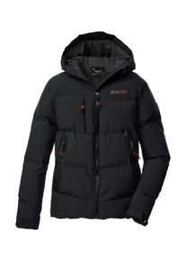 Steppjacke Killtec "KOW 239 BYS QLTD JCKT", Jungen, Gr. 140, schwarz, Obermaterial: 100% Polyester.Futter: 100% Polyester.F&uuml;llung: 100% Polyester, Jacken Steppjacke, Winddichte, wasserabweisende Kinderjacke mit verstellbaren B&uuml;ndchen