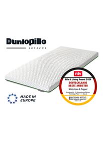 Topper Dunlopillo "Dunlopillo Supreme", wei&szlig;, B:100cm H:7cm L:200cm, Kaltschaum, Topper, Topper, Ideal f&uuml;r Personen mit Neigung zu n&auml;chtlichem Schwitzen