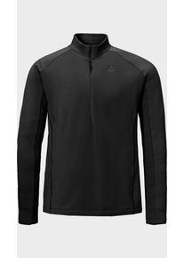 Sch&ouml;ffel Fleecepullover SCH&Ouml;FFEL "Longsleeve Style Energio MEN", Herren, Gr. 52, schwarz (9990, schwarz), Oberstoff: 94% Polyester, 6% Elasthan, Sweatshirts Fleecepullover