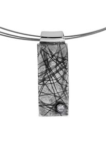 Halsreif OSTSEE-SCHMUCK "OSTSEE-SCHMUCK Halsreif mit Anh&auml;nger" Gr. 42, silber (wei&szlig;, neutral), Halsketten, Damen, 42cm, Silber 925 (Sterlingsilber), L: 42, Halsreif