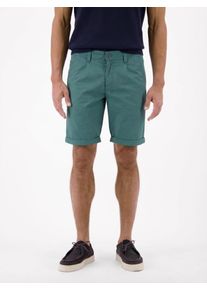 Chinoshorts Lerros "Kurze Chino aus leichtem Baumwollmix", Herren, Gr. 33, gr&uuml;n (soft teal), 74% Baumwolle, 24% Polyester, 2% Elasthan, Hosen Chinoshorts